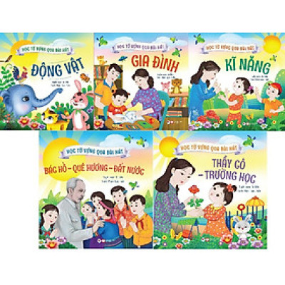Bộ Sách Học Từ Vựng Qua Các Bài Hát (5 cuốn)
