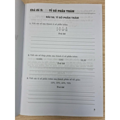 Sách - Vở Bài Tập Nâng Cao Toán Lớp 5 - Tập 2 - Bám Sát SGK Chân Trời Sáng Tạo - Hồng Ân