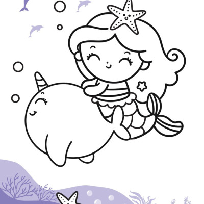 Tô Màu Diệu Kỳ - Nàng Tiên Cá (MEGA)