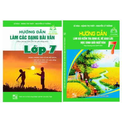 Sách - Hướng dẫn làm bài kiểm tra định kì, đề giao lưu học sinh giỏi ngữ văn 7 - Theo chương trình GDPT 2018