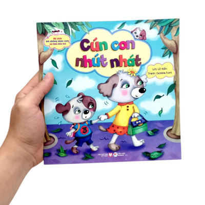 Sách - Bộ Sách Bồi Dưỡng Nhân Cách Và Tâm Hồn Trẻ - Cún Con Nhút Nhát