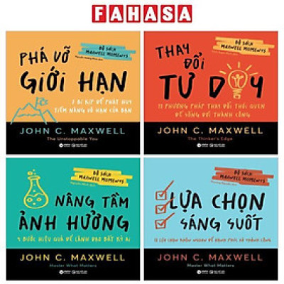 Combo Sách Maxwell Moments - Khoảnh Khắc Thay Đổi Cuộc Đời (Bộ 4 Cuốn)