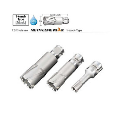 MŨI KHOAN TỪ T.C.T HOLE SLAW META CORE MAX  KHOAN SÂU 50MM ( TỪ D33MM - D40MM) UNIKA (MX50N-33 - MX50N-40) - HÀNG CHÍNH HÃNG