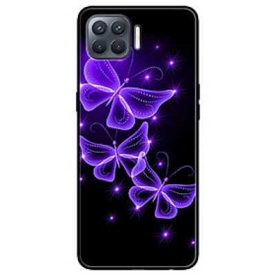 Ốp lưng dành cho Oppo A93 - F17 Pro mẫu Bướm Tím