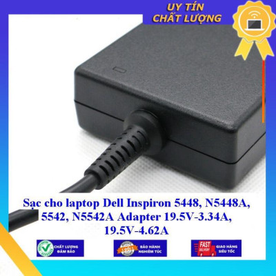 Sạc cho laptop Dell Inspiron 5448 N5448A 5542 N5542A Adapter 19.5V-3.34A, 19.5V-4.62A - Hàng Nhập Khẩu New Seal