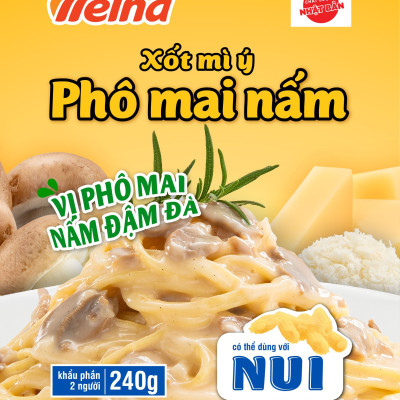 Xốt Mì Ý Nisshin Hương Vị Phô Mai Nấm - Nisshin Seifun Welna Shop
