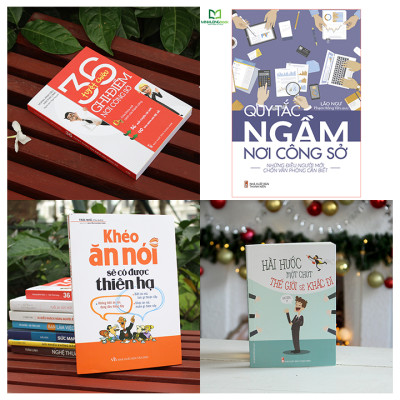 Bookset Sách: Nt ứng Xử Nơi Công Sở (4 Cuốn Quy Tắc Ngầm+Khéo Ăn Nói+ Hài Hước 1 Chút+ 36 Tuyệt Chiêu)