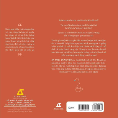Sách - Đúng Việc - Bộ Não Chúng Ta Làm Việc Như Thế Nào - David Badre - AZ Việt Nam