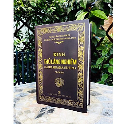 Sách - Kinh Thủ Lăng Nghiêm Trọn Bộ - Bìa Cứng - Chính Thông Book