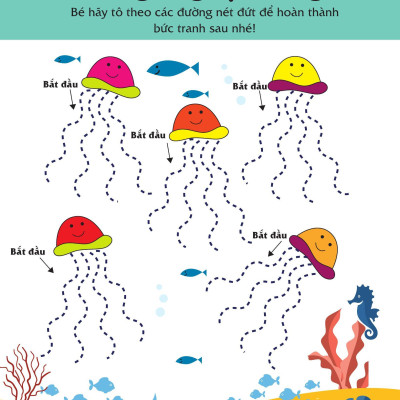 Sách - Rèn Luyện Kỹ Năng Cầm Bút Cho Trẻ - Tô Nét Cơ Bản