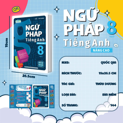 Sách - Ngữ Pháp Tiếng Anh Nâng Cao Lớp 8 - Tập 2 - Megabook