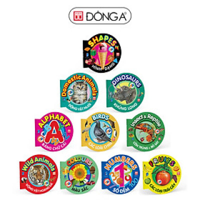 Combo 10 cuốn Từ điển bằng hình cho bé (Song ngữ Anh - Việt) - Bộ mới