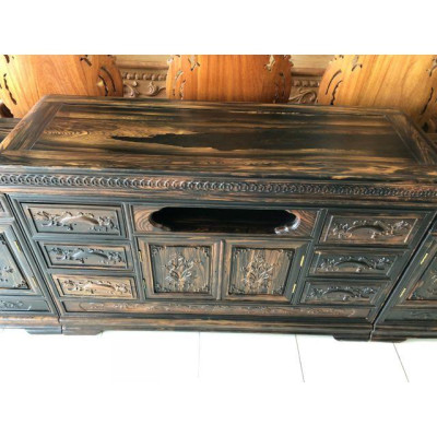 TỦ KỆ TIVI GỖ MUN HOA CAO CẤP