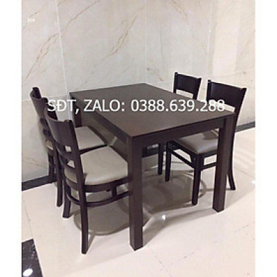 Bộ bàn ăn gỗ tự nhiên vnxk