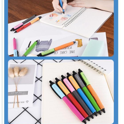 Bộ 3 cây bút bi mực gel STABILO Palette 268 F (xanh+đỏ+đen)