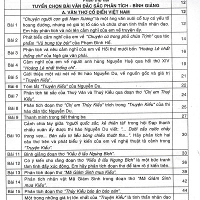 Phân Tích Bình Giảng Thơ Văn Lớp 9 _HA
