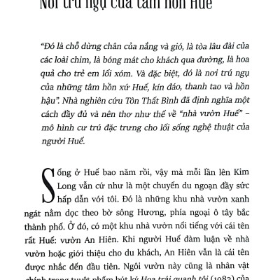 Trước Nhà Có Cây Hoàng Mai - Những Ghi Chép Về Huế - Xứ Sở Phong Rêu Kiêu Sa (Tái Bản 2024)