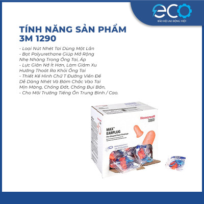 Nút bịt tai chống ồn Howard Leight Max 30 – Giải pháp bảo vệ thính giác tối ưu