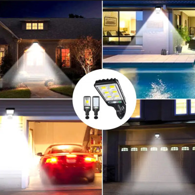 1 ĐÈN CHIẾU SÁNG ĐIỆN NĂNG LƯỢNG MẶT TRỜI CẢM BIẾN TỰ ĐỘNG BẬT TẮT ĐÈN ÁNH SÁNG HỒNG NGOẠI THÔNG MINH