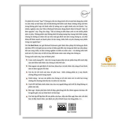 Sách - Không Có Phần Nào Xấu - Chữa Lành Sang Chấn Và Phục Hồi Sự Toàn Vẹn Với Liệu Pháp - Thái Hà Books