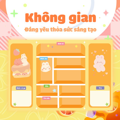 Mua hay bán khéo cùng thỏ Mimi đồ uống mát lạnh (Hơn 60 stickers)