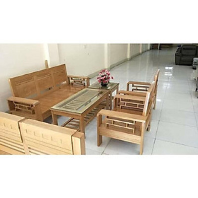 Bộ bàn ghế gỗ sồi Nga