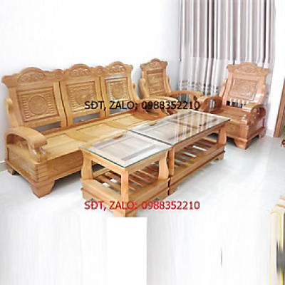 Bộ bàn ghế gỗ phòng khách 5 món gỗ sồi  bộ salong gỗ phòng khách  bàn ghế,bộ chuyện gỗ hàng chuẩn