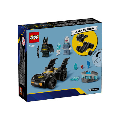 Đồ Chơi Lắp Ráp Batman Và Xe Chiến Đấu Với Mr. Freeze LEGO SUPERHEROES 76301 (63 Chi Tiết)