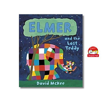 Sách - Elmer and the Lost Teddy - Sách ngoại văn, sách thiếu nhi tiếng Anh, bìa mềm, nhập khẩu UK