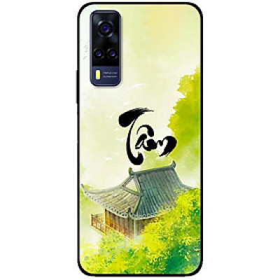 Ốp lưng cho Vivo V23e - Y31 - Y51 - Y55 - Y55s - Y55 2022 - Chữ Tâm Thiên Nhiên - Hàng Chính Hãng