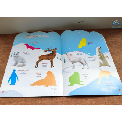 Bóc dán thông minh - Bộ Sticker 6 cuốn song ngữ Anh Việt - Vừa học vừa chơi phát triển tư duy toàn diện cho bé 2+