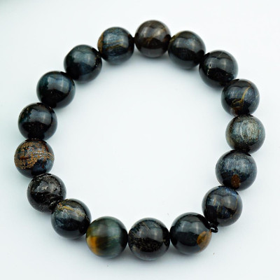 Vòng Tay Đá Mắt Hổ Tiger Eye Xanh Tự Nhiên