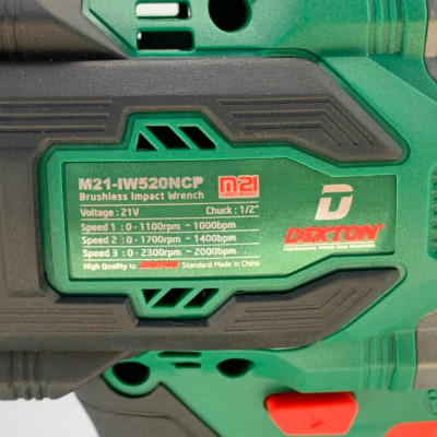 MÁY SIẾT BULONG PIN 21V DEKTON M21-IW520NCP - HÀNG CHÍNH HÃNG