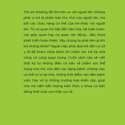 Cẩm Nang Nhi Khoa: Cách Chăm Sóc Trẻ Ốm Tại Nhà