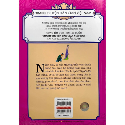 Sách - Sự Tích Con Thạch Sùng - Tranh Truyện Dân Gian Việt Nam - NXB Kim Đồng
