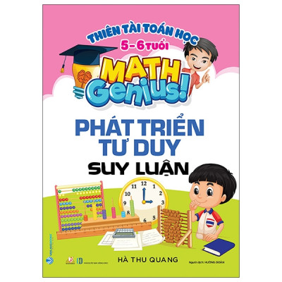 Combo Thiên Tài Toán Học Dành Cho Trẻ 5-6 Tuổi - 6 Cuốn - Hà Thu Quang - Vanlangbooks