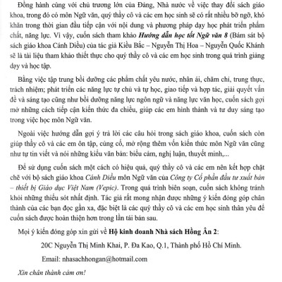 Hướng Dẫn Học Tốt Ngữ Văn 8 - Tập 2 (Bám Sát SGK Cánh Diều) _HA