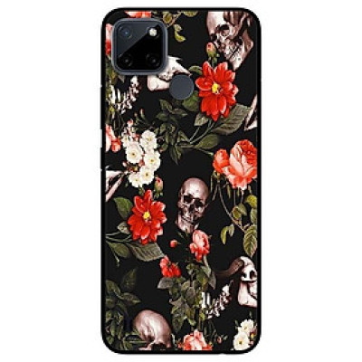 Ốp lưng dành cho Realme C21Y - C25Y mẫu Hoa Đỏ Trắng