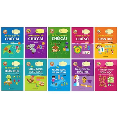 Sách - Giúp Bé Vững Bước Vào Lớp 1 - Bé Làm Quen Với Chữ Cái - Quyển 1 (4-5 Tuổi) - Tân Việt Books