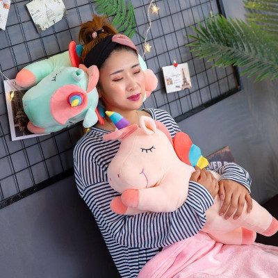 Bộ Gối Chăn Hình Ngựa Kì Lân Pony Có Cánh 3 Trong 1 Dễ Thương