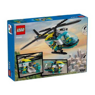 Đồ Chơi Lắp Ráp Trực Thăng Cấp Cứu Chuyên Dụng LEGO CITY 60405 (226 chi tiết)
