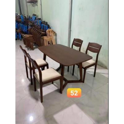 Bàn ăn sồi nga trắng 100% miễn phí vận chuyển nội thành