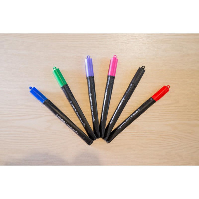 Hộp 10 Bút lông dầu STABILO Cappi MarkerPen (MK169/10) - tím