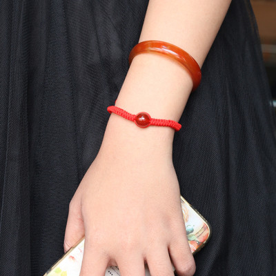 Vòng Tay Kết Dây Hạt Mã Não Đỏ Ngọc Quý Gemstones GA12