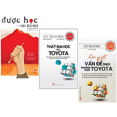 Combo 3 Cuốn Được Học + Thất Bại Học Của Toyota + Giải Quyết Vấn Đề Theo Phương Toyota 