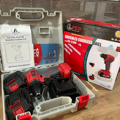 MÁY KHOAN VẶN VÍT DÙNG PIN 21V FEG EG-21DB - HÀNG CHÍNH HÃNG