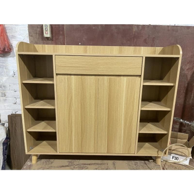 tủ giày dép dài 1m2 x sâu 30 x cao 1m04 màu Vân gỗ giá tại xưởng