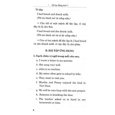 Sách - Sổ Tay Tiếng Anh Lớp 7 - Bám Sát SGK Kết Nối Tri Thức Với Cuộc Sống - Hồng Ân