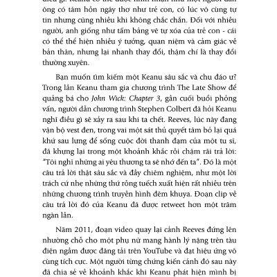 Keanu Reeves - Ma Trận Cuộc Đời (Bí Ẩn Đằng Sau Người Đàn Ông Tử Tế Nhất Hành Tinh) _FN