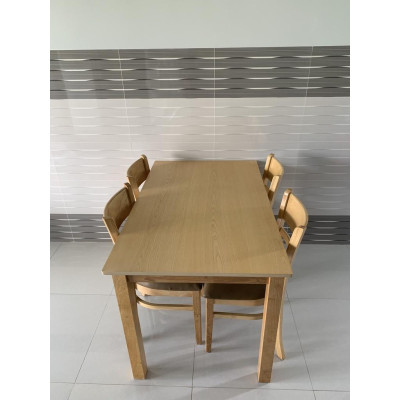 BỘ BÀN ĂN 4 GHẾ CÓ NỆM , BÀN ĂN 4 GHẾ GIÁ RẺ, FREESHIP HCM